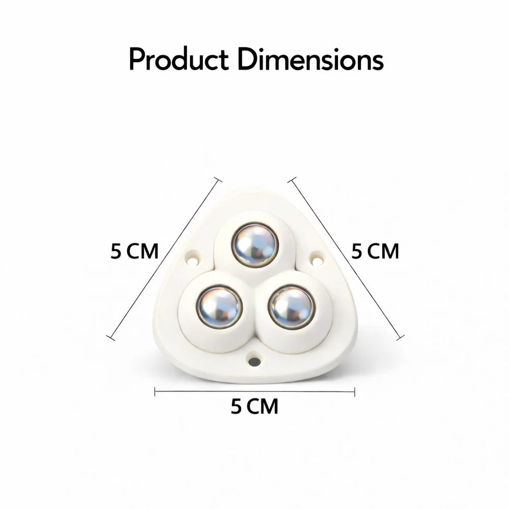 Heavy Duty 360° Rotating Furniture Mover Wheels