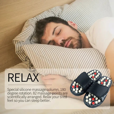 Acupressure and Magnetic Therapy Paduka Slippers for Full Body Blood Circulation Yoga Paduka Acupressure Foot Relaxer For Men and Women