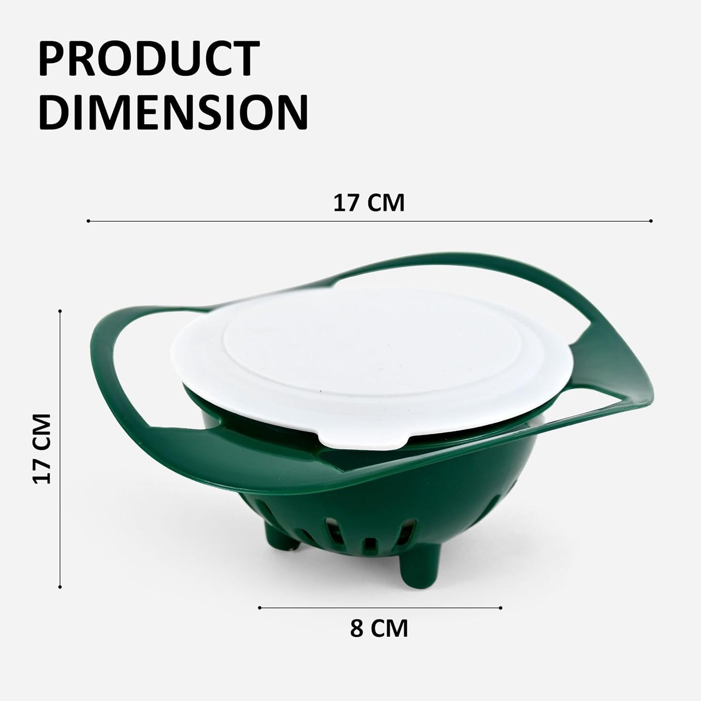 360° Rotating Spill Proof Gyro Bowl for Toddlers | ⏰Limited Period Offer⏰