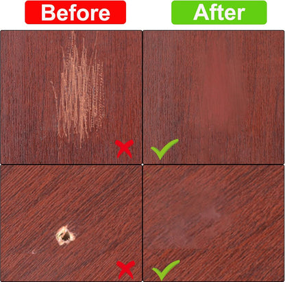 14 Colors Wood Filler Sticks with Scraper for Furniture, Floors, Tables