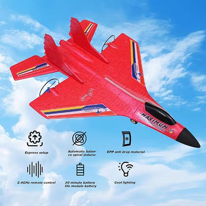 RC Airplane with remote Controlled Flying Toy for Kids and Adults