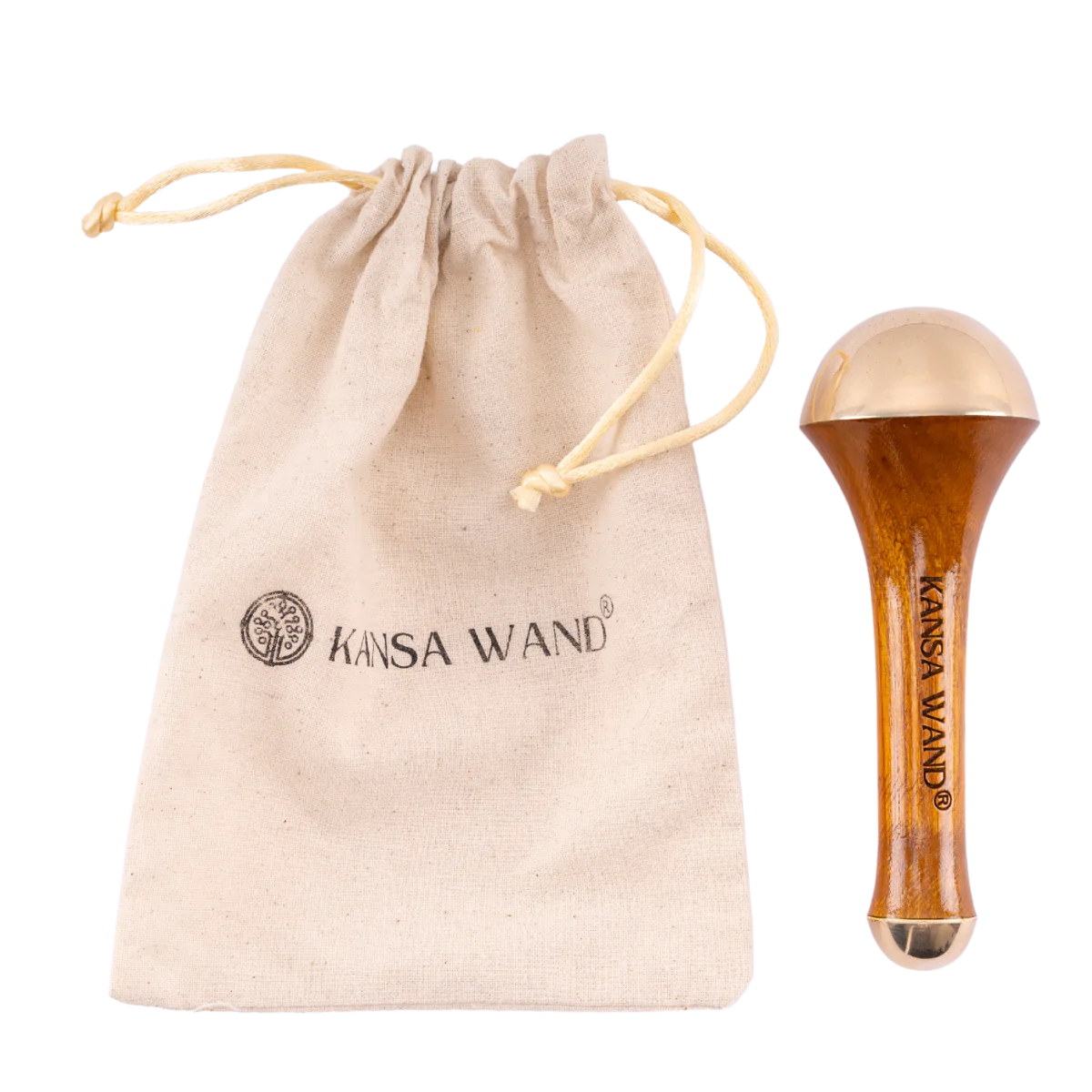 Kansa Wand 2-in-1 (Face & Foot Detox Massager)