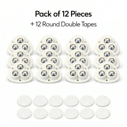 Heavy Duty 360° Rotating Furniture Mover Wheels