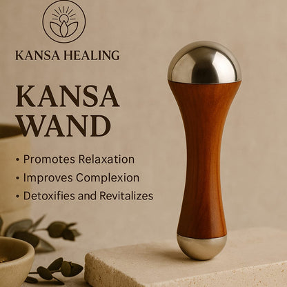 Kansa Wand 2-in-1 (Face & Foot Detox Massager)