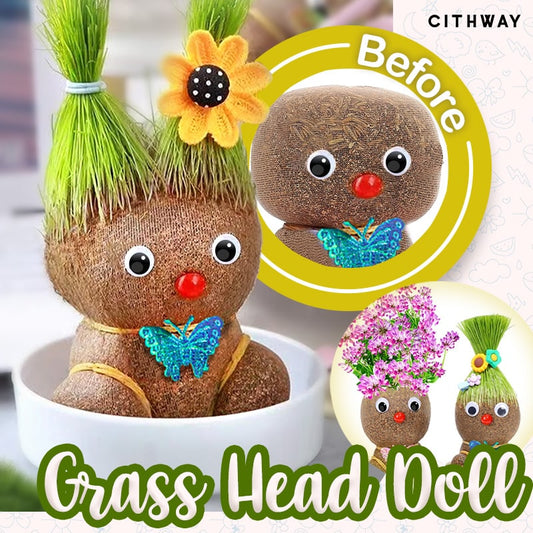 HeadLeaf™ Grass Head Doll