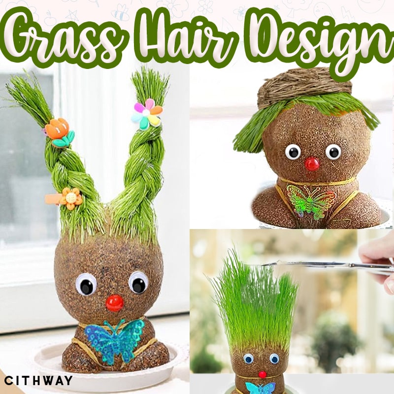 HeadLeaf™ Grass Head Doll