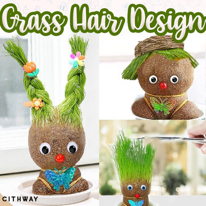 HeadLeaf™ Grass Head Doll