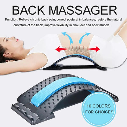 Magnetic Therapy Acupuncture Massage Lumbar Stretcher